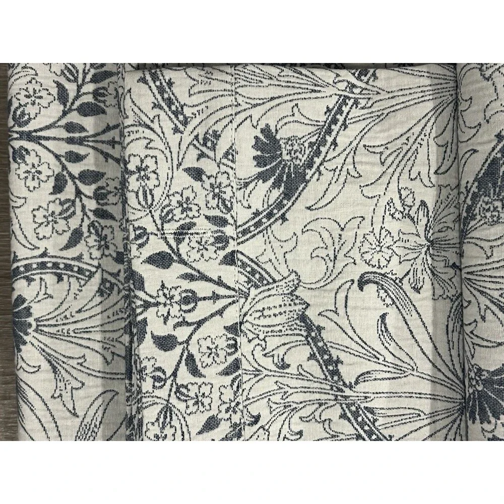 William Morris & Co Woodland Weeds Textured Fabric Shower Curtain 100% Cotton